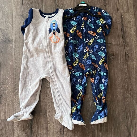 Kids Headquarters Kids 2-Pack Footed Blanket Sleeper 18 months - Picture 1 of 3